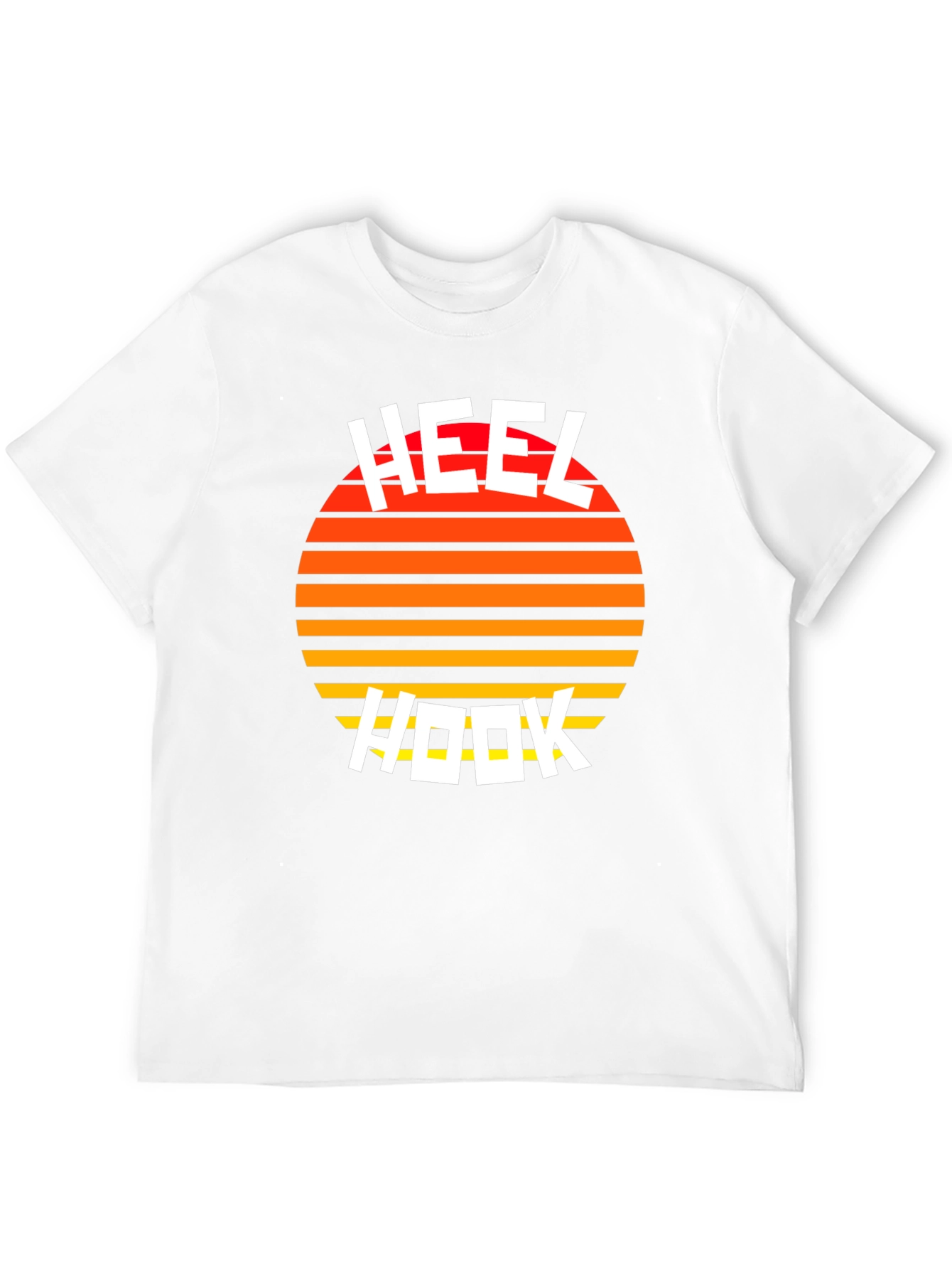 Heel Hook Retro Sunset Graphic Tee - Black