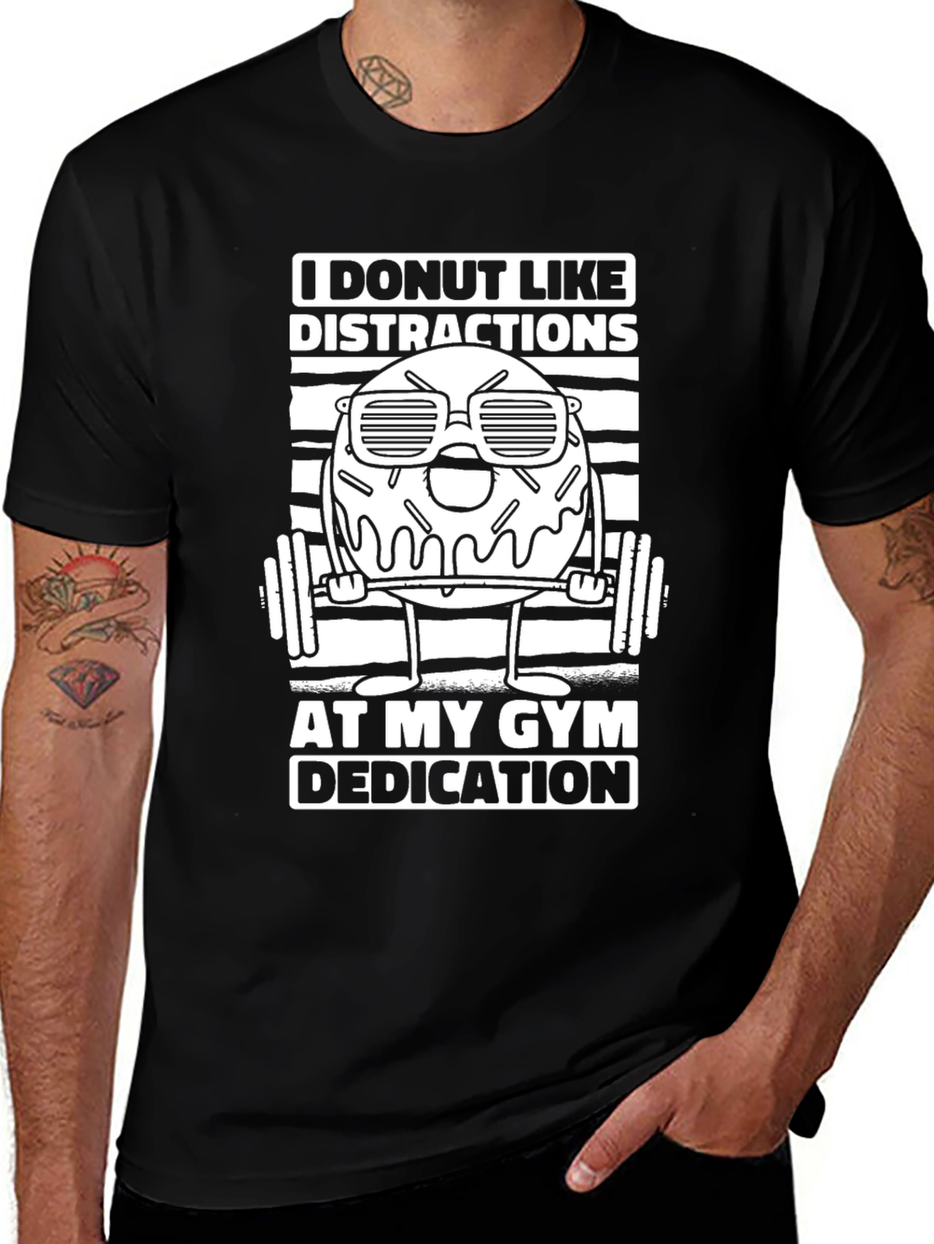 Funny Gym Donut T-Shirt
