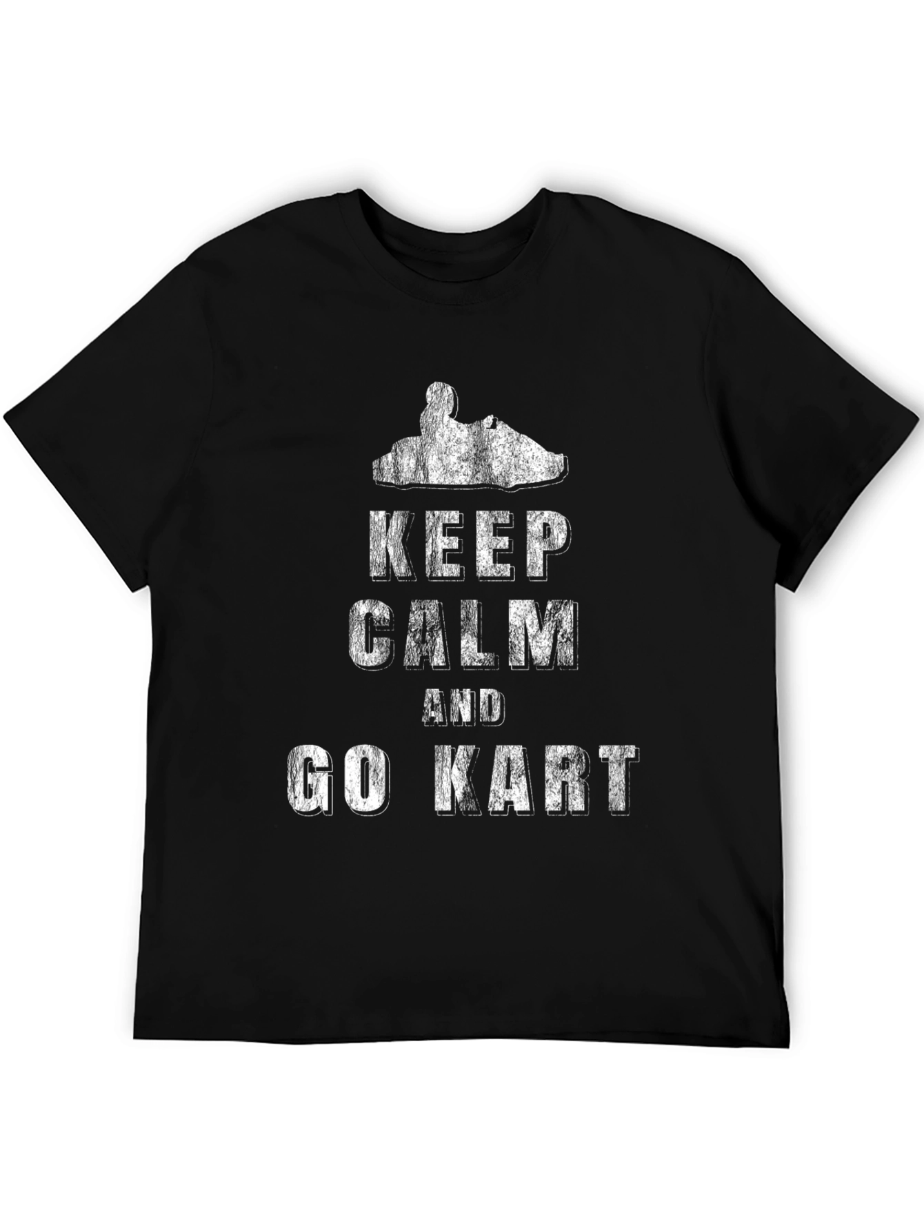 Keep Calm and Go Kart Graphic T-Shirt