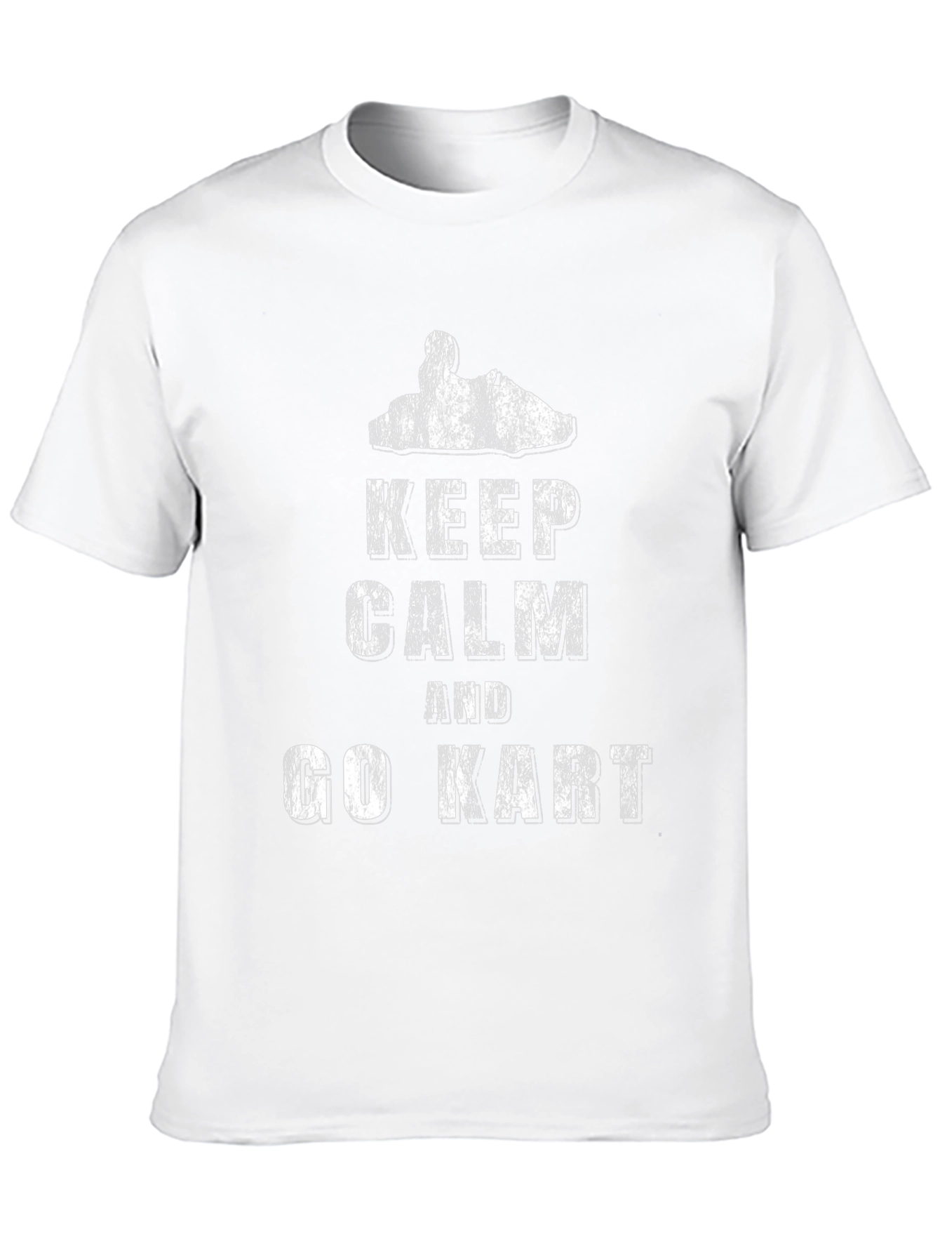 Keep Calm and Go Kart Graphic T-Shirt