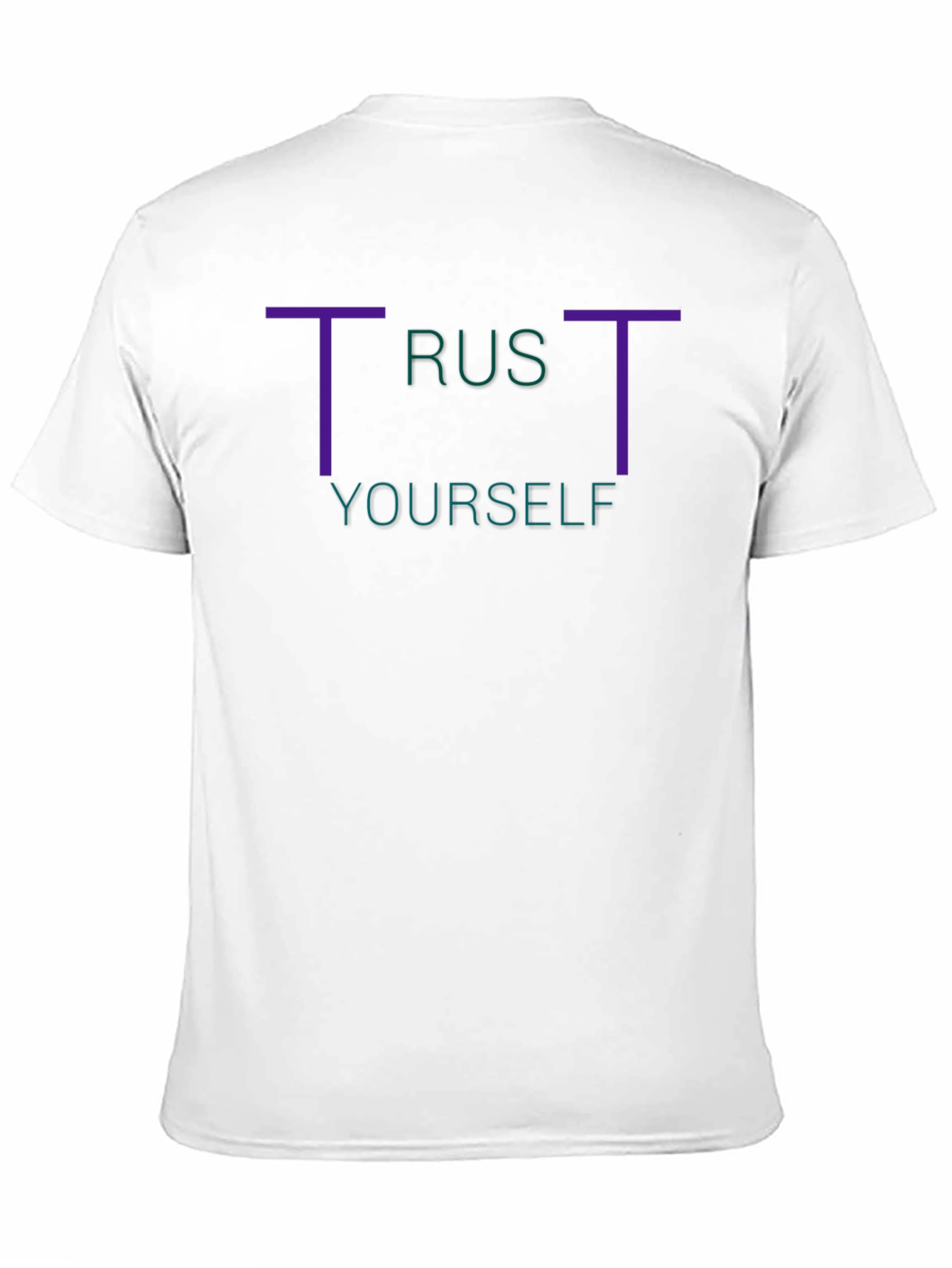 Trust Yourself Graphic Tee - Stylish Black T-Shirt