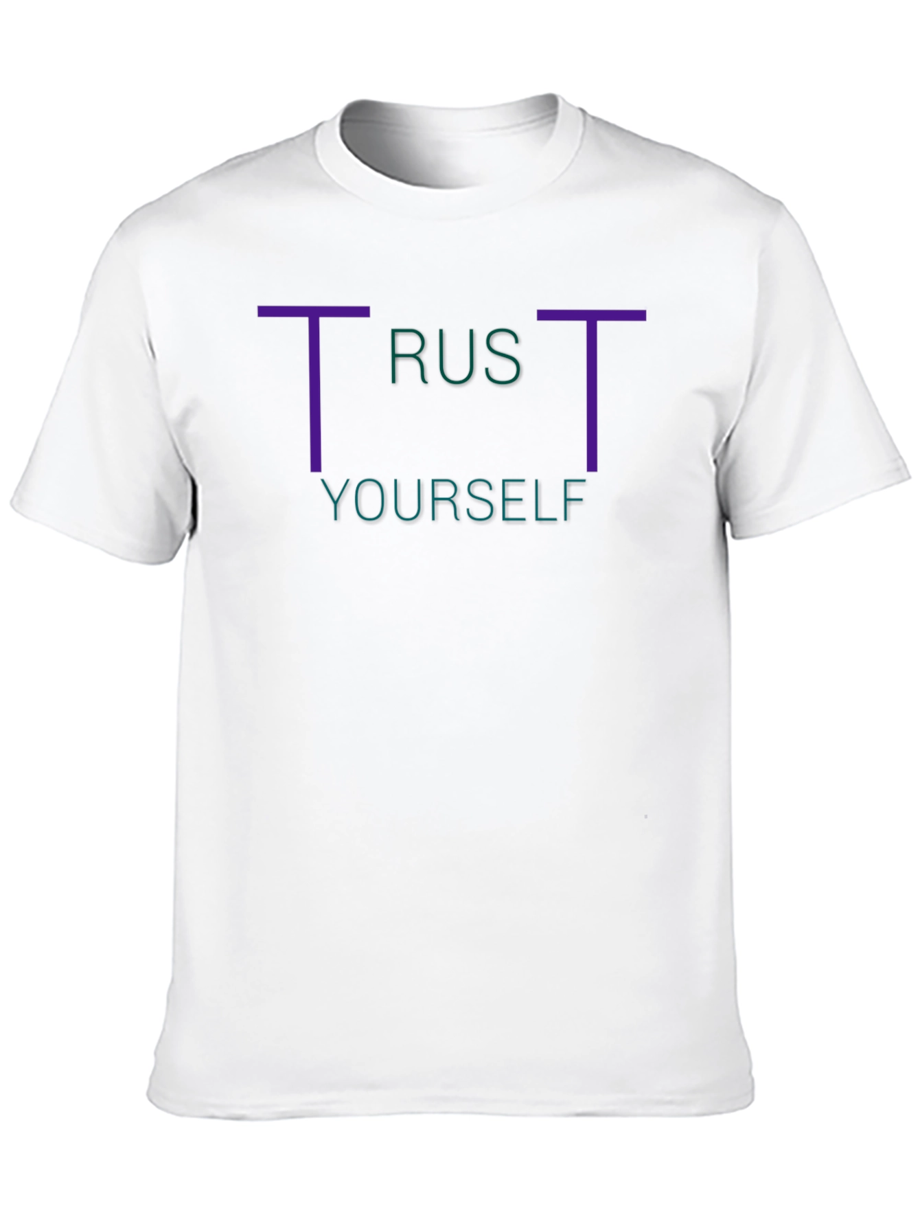 Trust Yourself Graphic Tee - Stylish Black T-Shirt