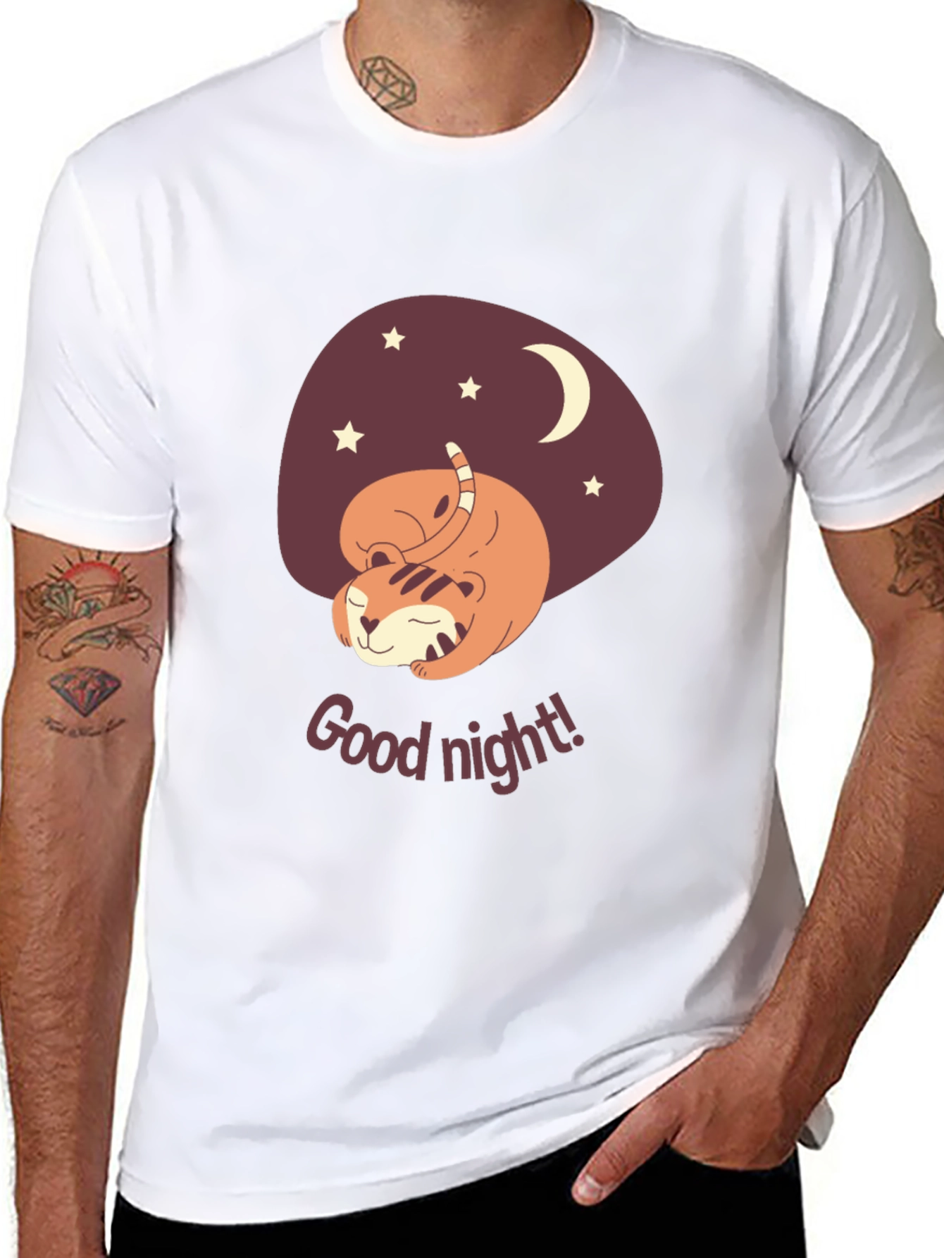 Good Night Tiger Graphic Tee