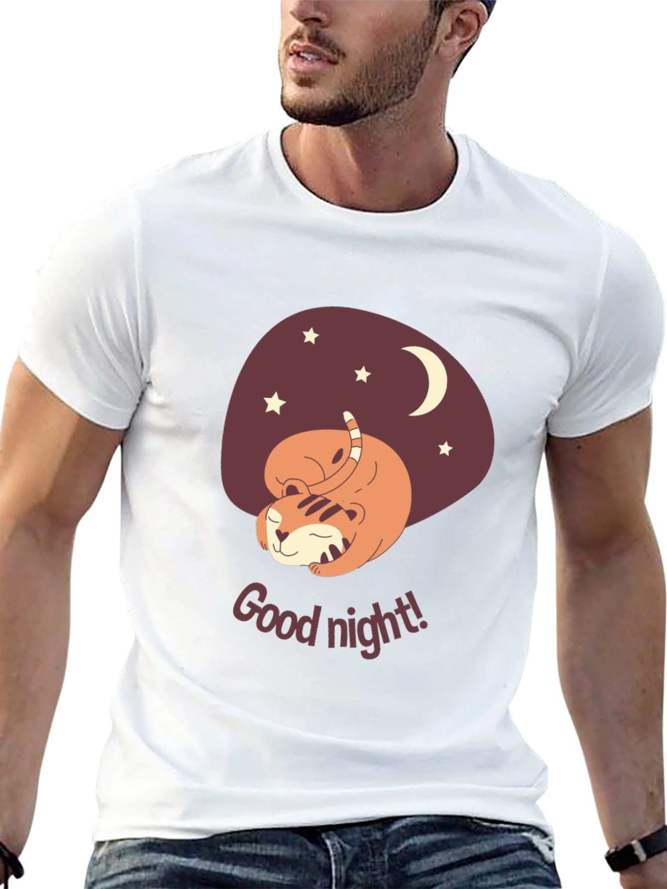 Good Night Tiger Graphic Tee