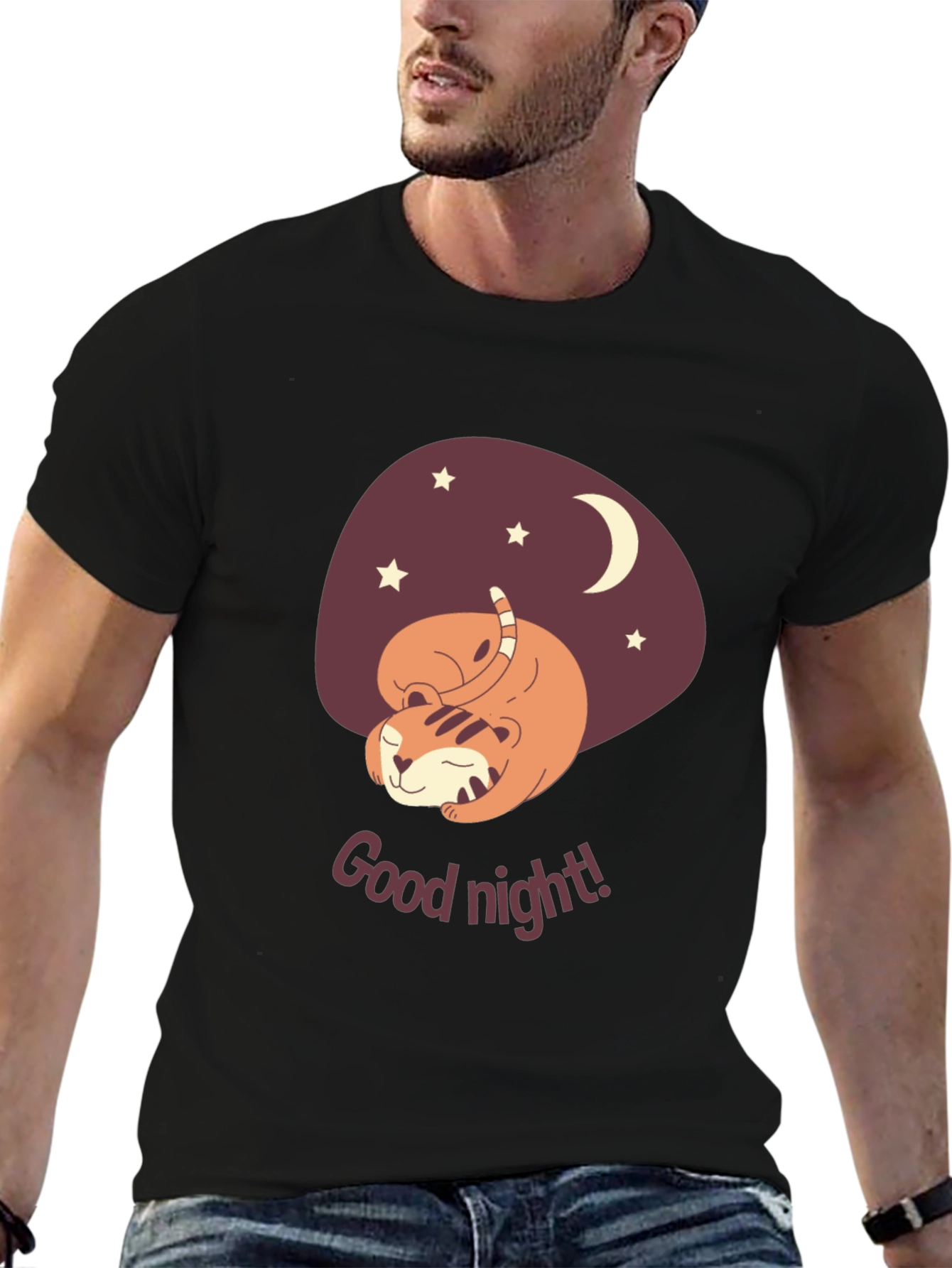 Good Night Tiger Graphic Tee