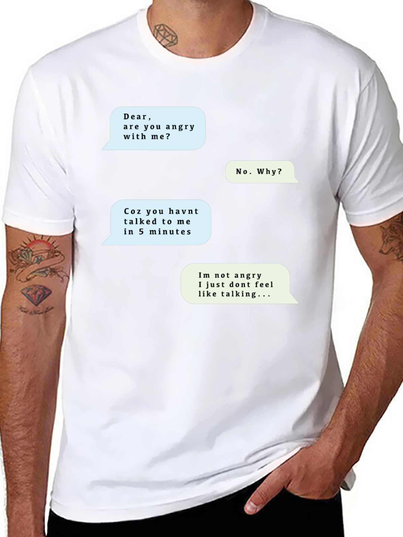 Funny Text Message T-Shirt