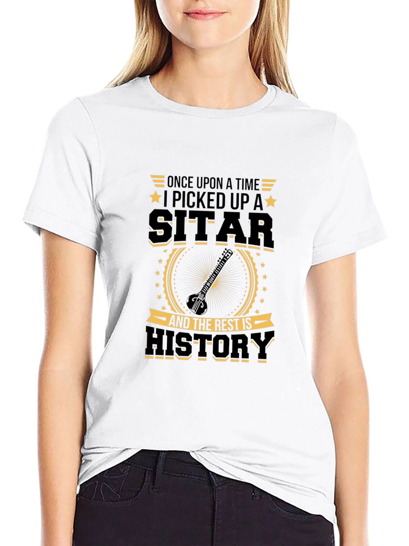 Sitar Player T-Shirt - Music History Tee