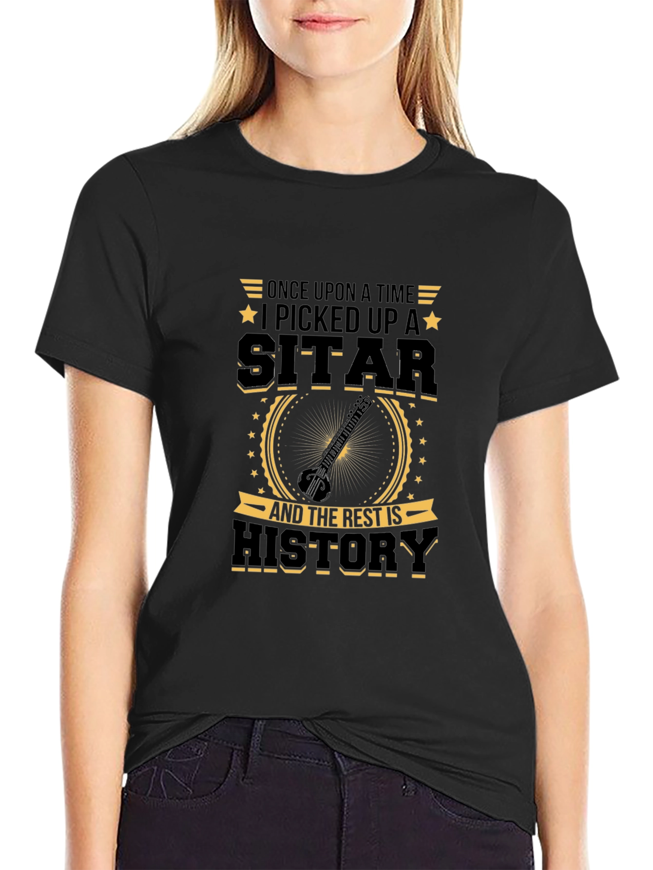 Sitar Player T-Shirt - Music History Tee