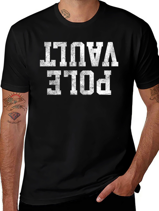 Pole Vault T-Shirt - Vintage Style