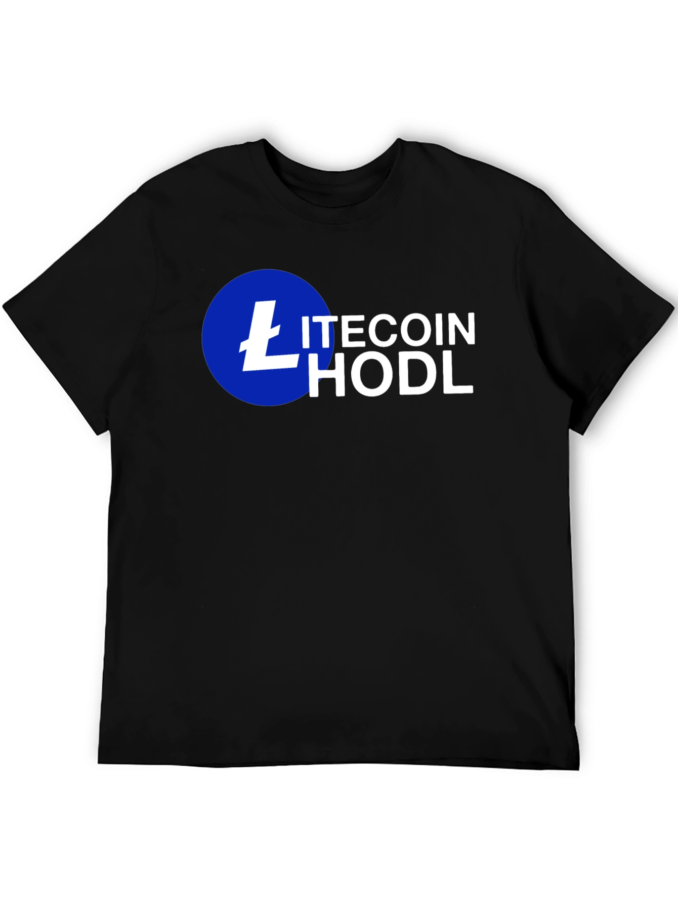 Litecoin HODL Crypto T-Shirt - Black