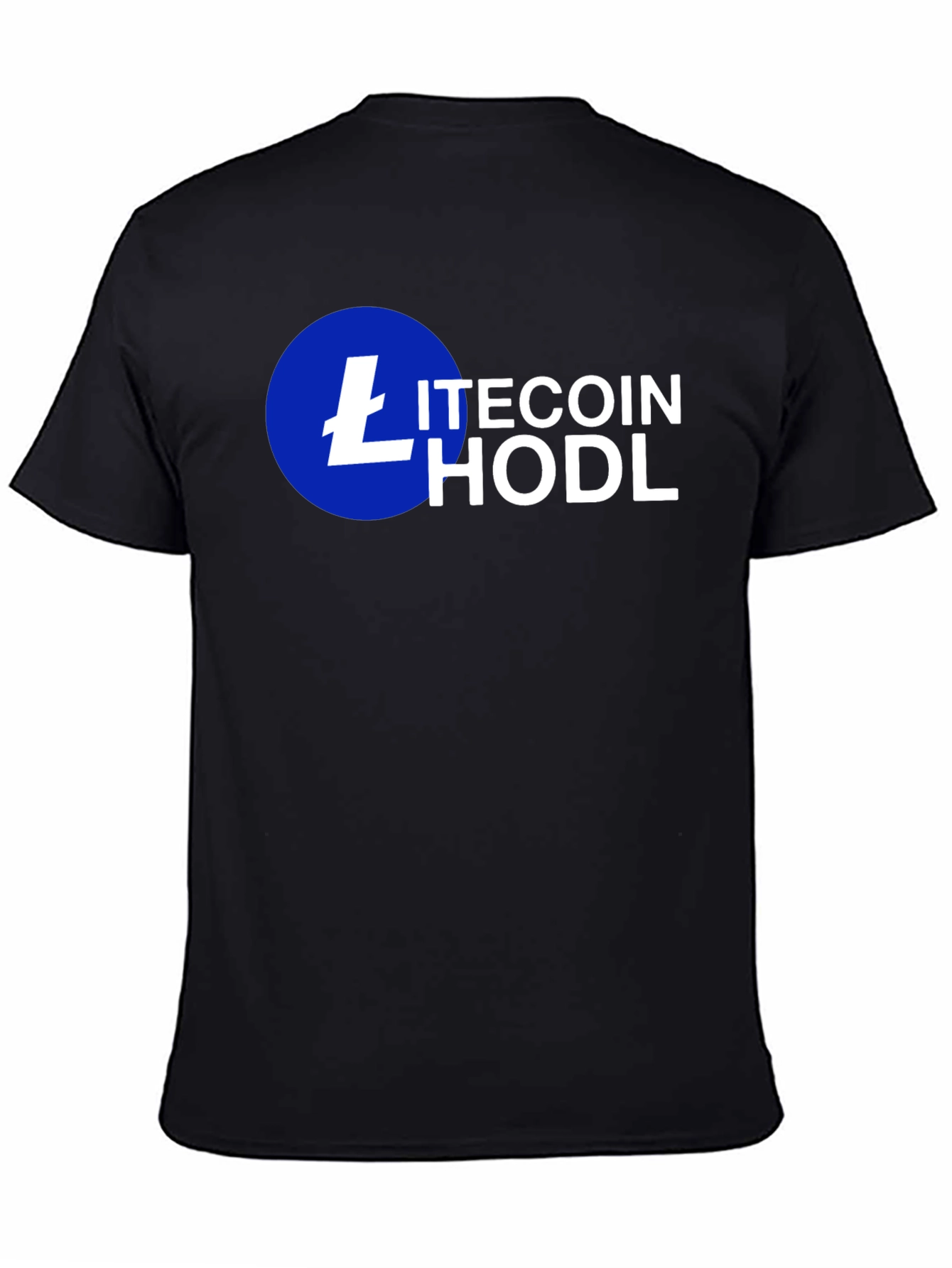 Litecoin HODL Crypto T-Shirt - Black