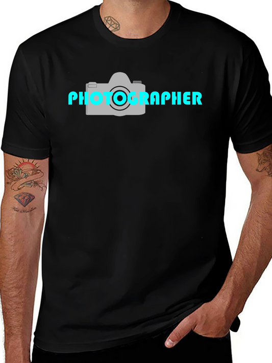 Photographer T-Shirt - Camera Graphic Tee for Photography Lovers