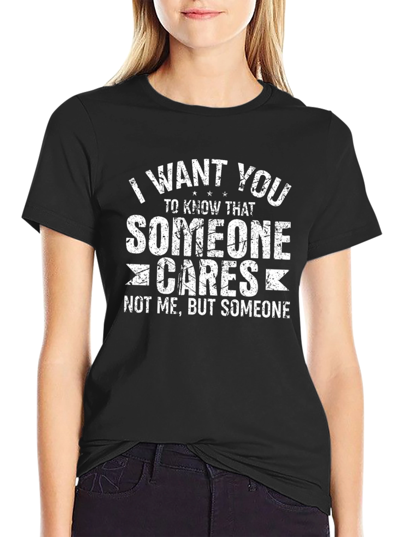 Humorous Someone Cares Graphic Tee