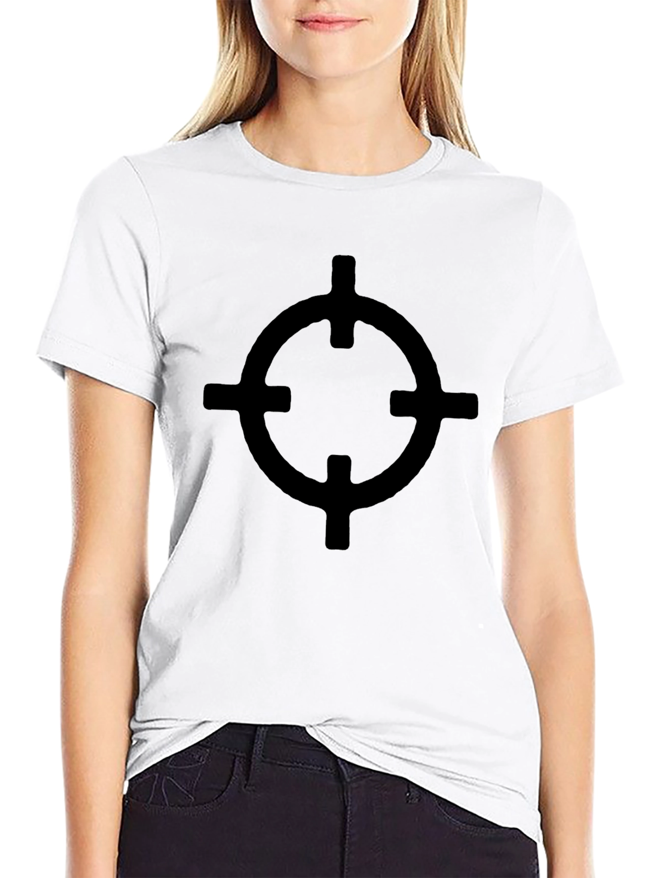 Target Graphic Black T-Shirt - Casual Style