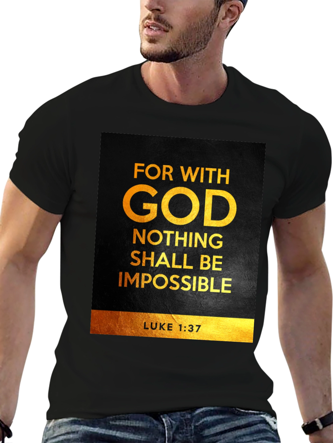 For With God Nothing Shall Be Impossible T-Shirt