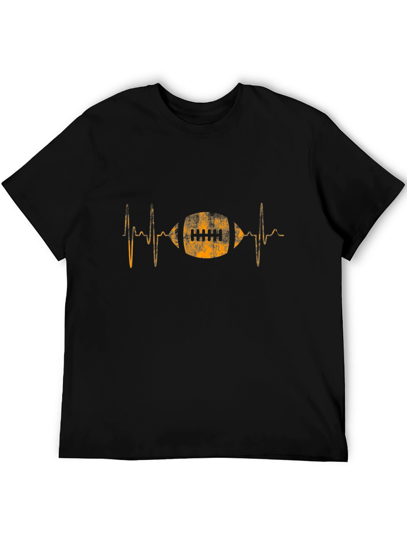 Football Heartbeat T-Shirt - Game Day Style