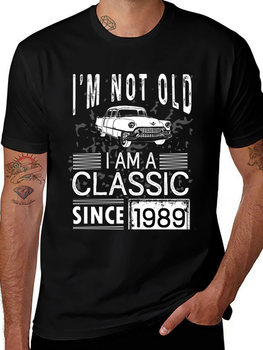Classic Since 1989 Black Graphic Tee