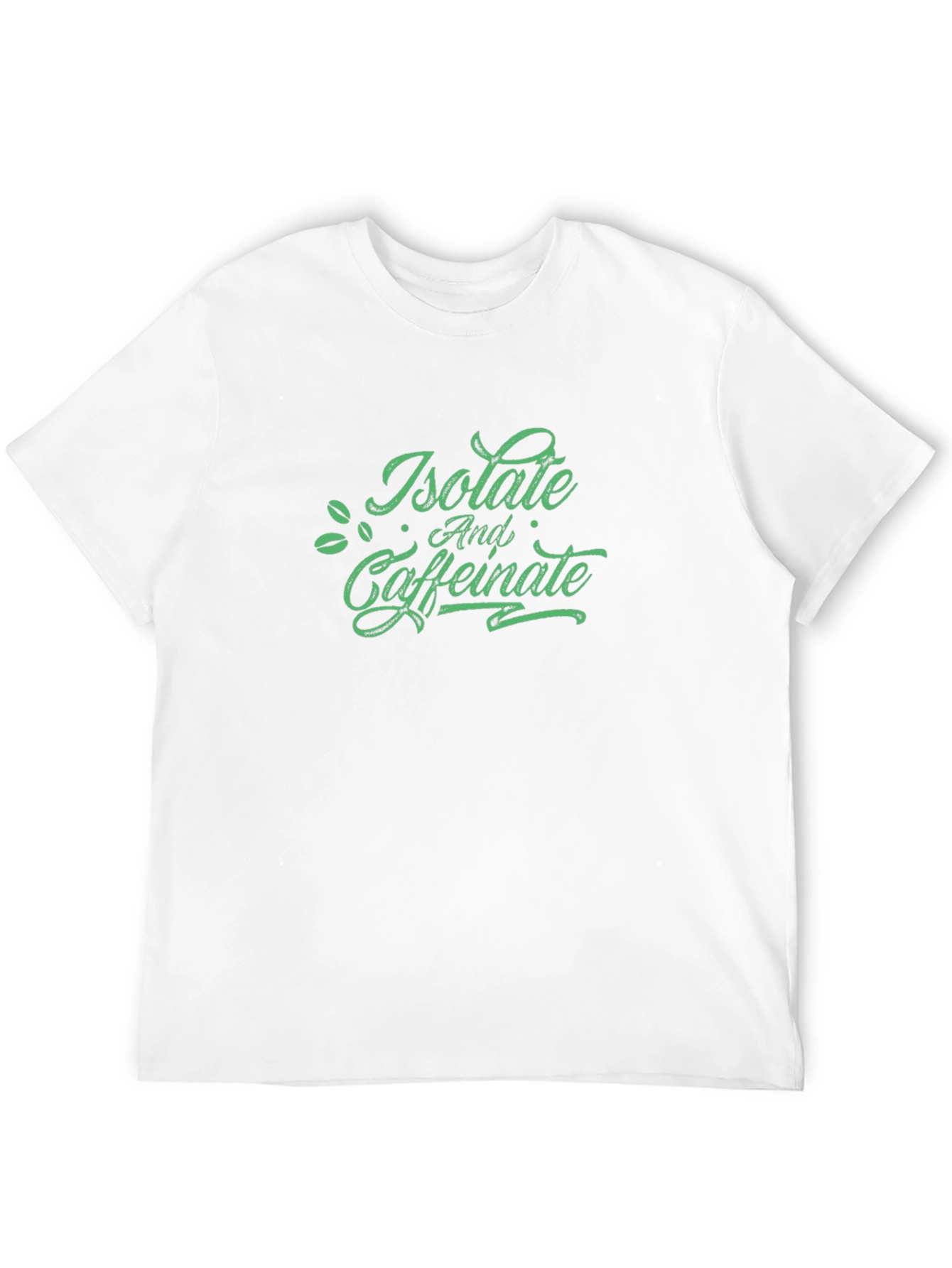 Isolate and Caffeinate Graphic T-Shirt - Black