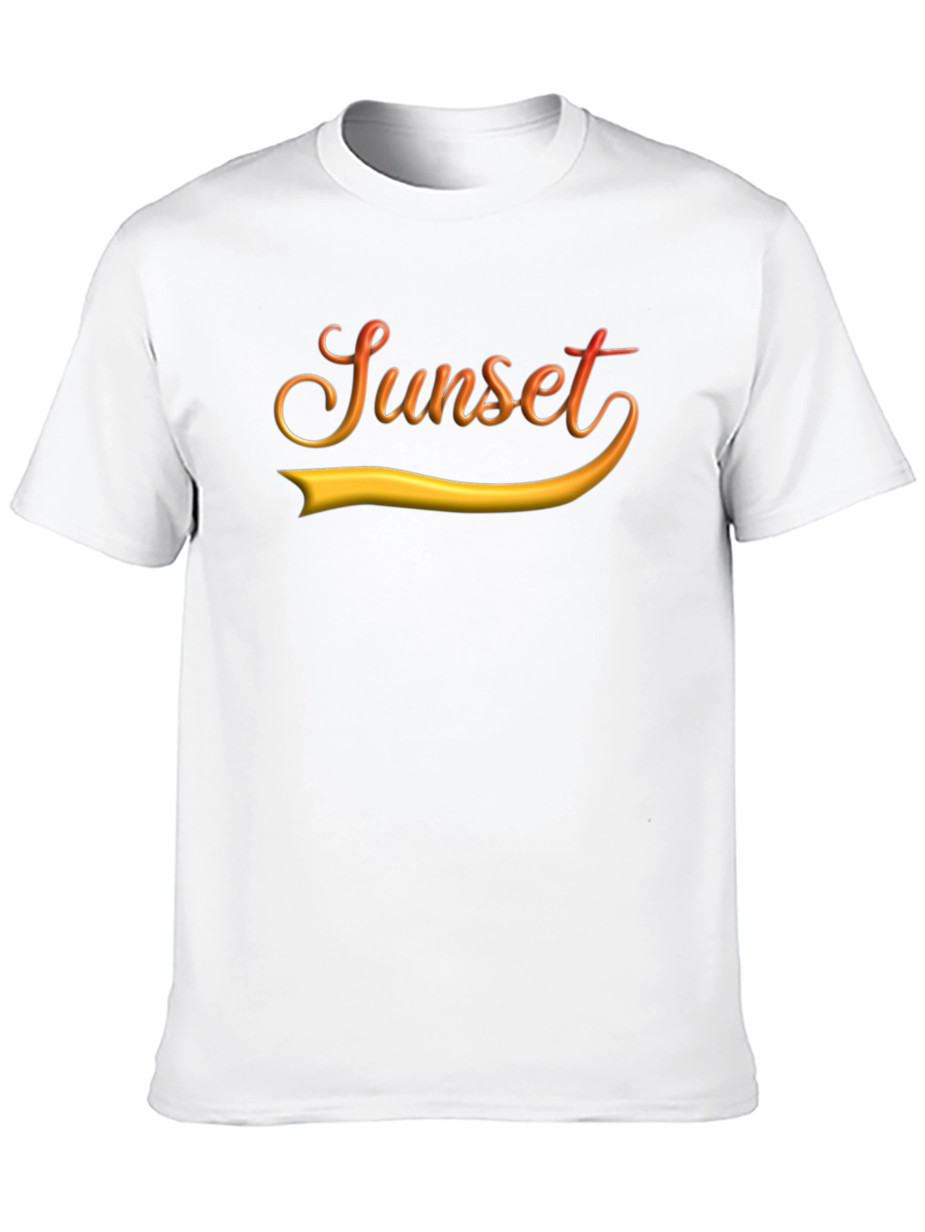 Sunset Graphic Black T-Shirt