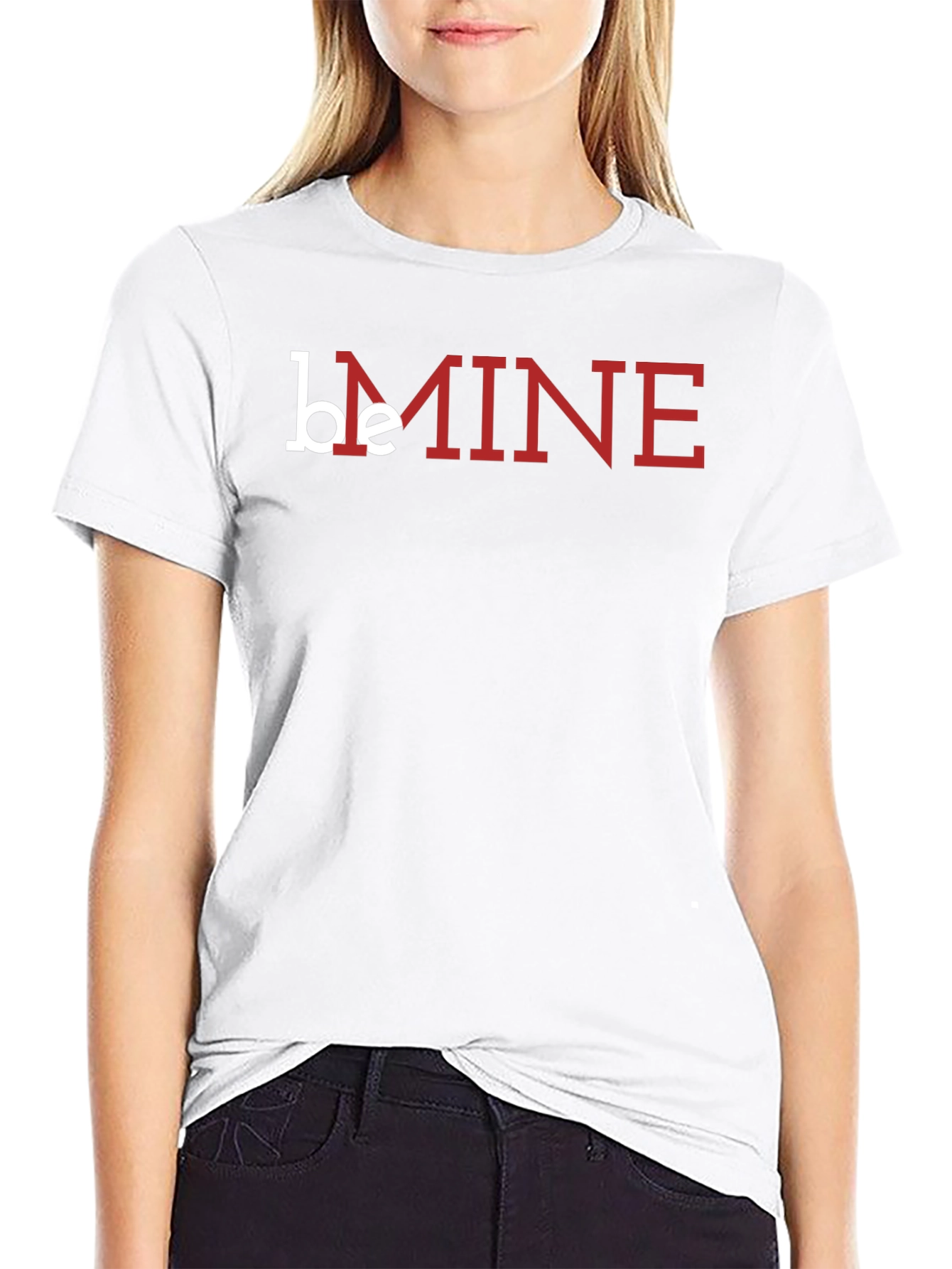 Be Mine Graphic Tee - Black