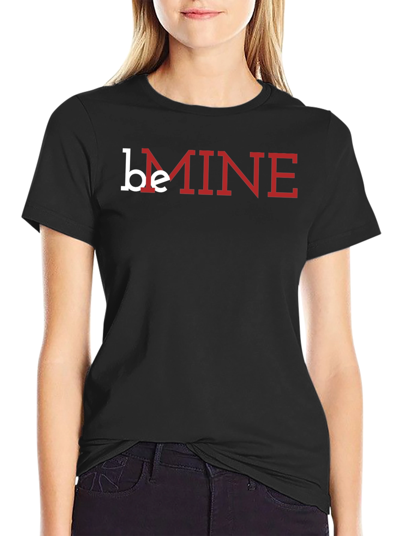 Be Mine Graphic Tee - Black