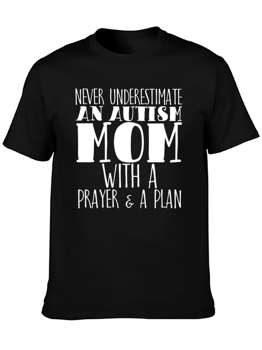 Autism Mom T-Shirt - Prayer & Plan Tee