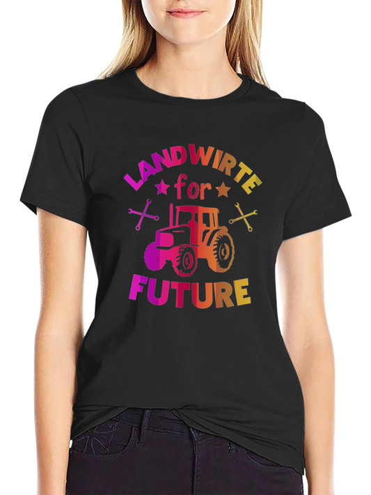 Landwirte for Future Black Graphic Tee