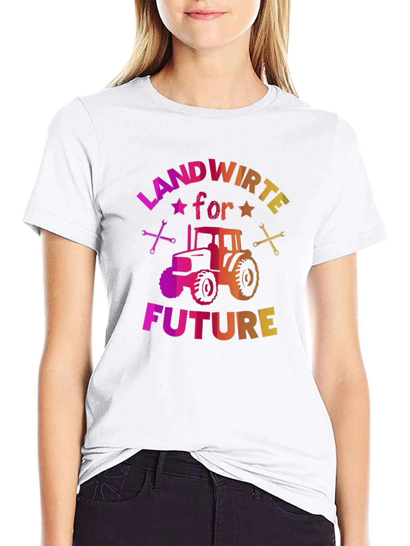 Landwirte for Future Black Graphic Tee
