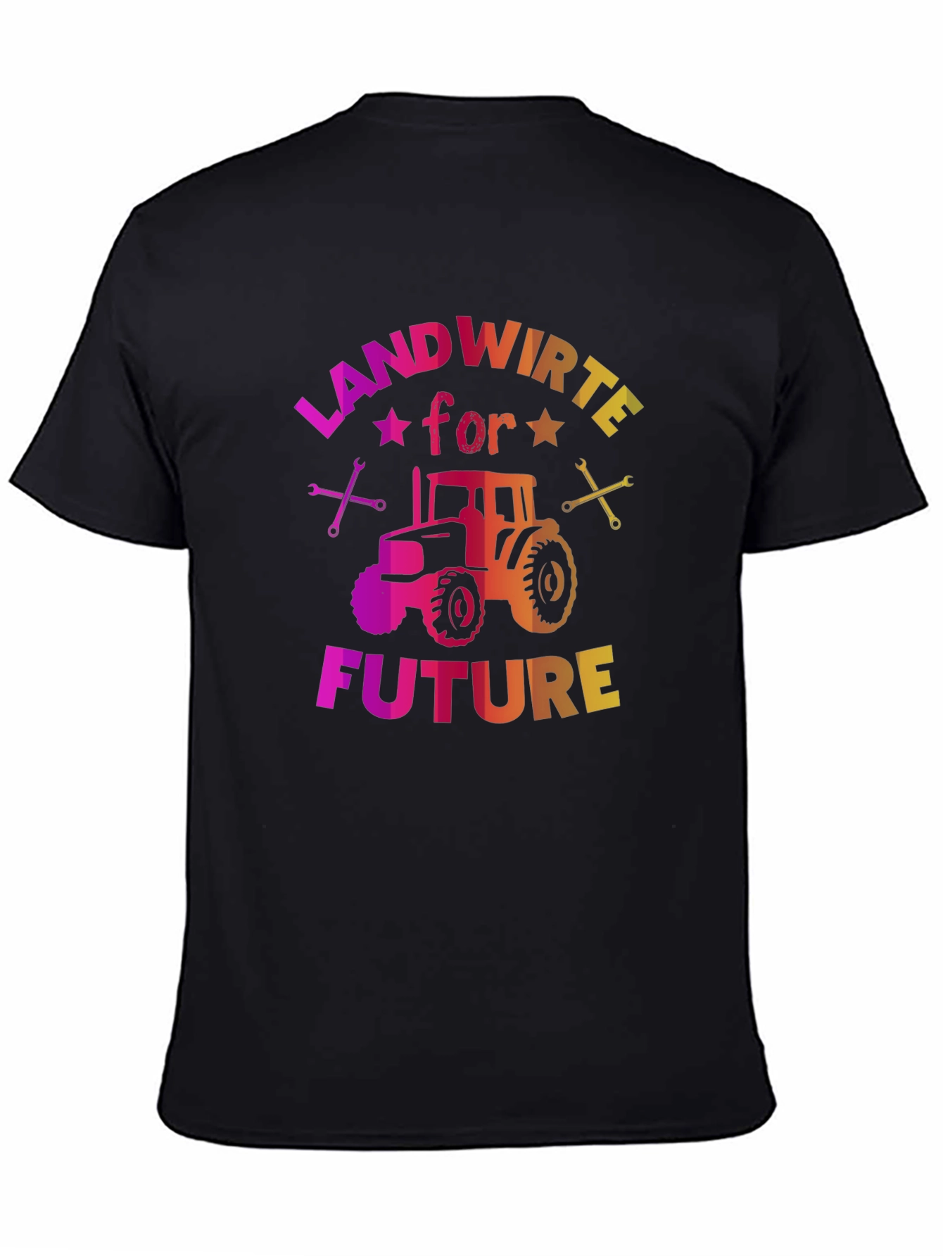 Landwirte for Future Black Graphic Tee