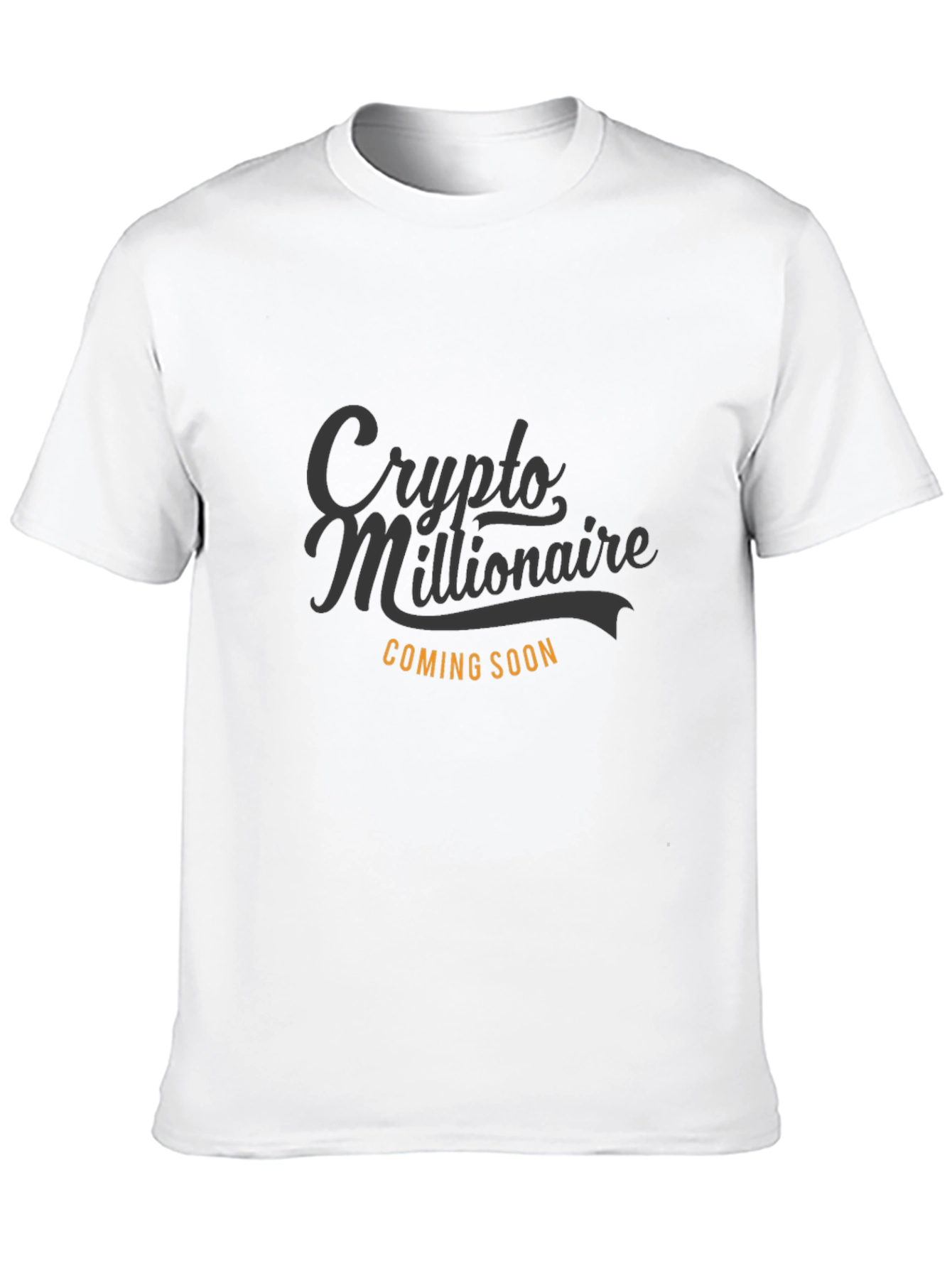 Crypto Millionaire Coming Soon Black T-Shirt