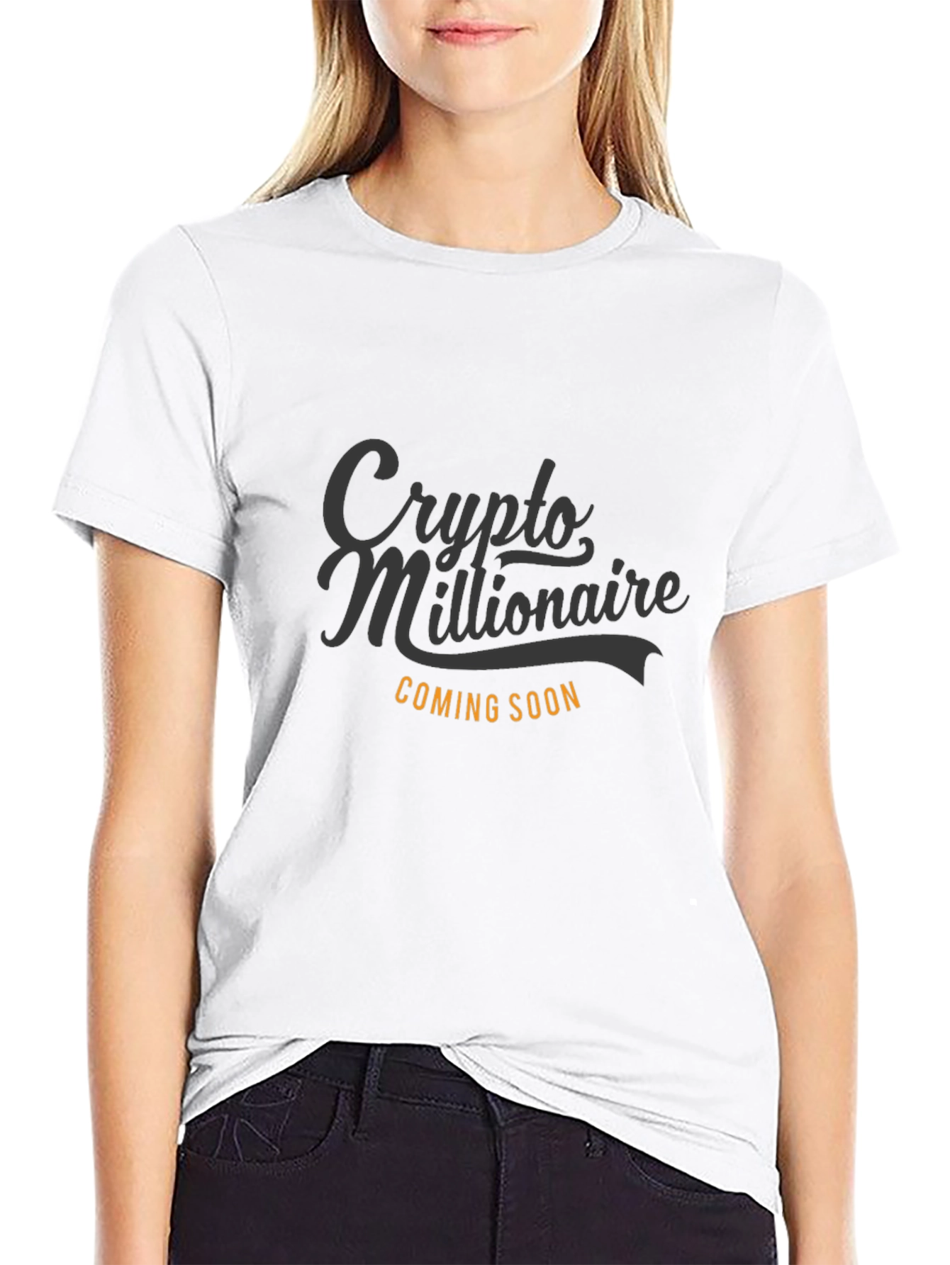 Crypto Millionaire Coming Soon Black T-Shirt