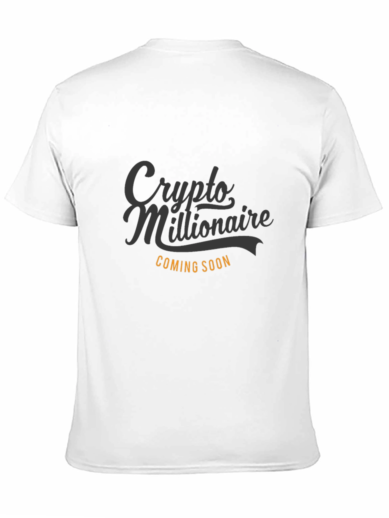Crypto Millionaire Coming Soon Black T-Shirt