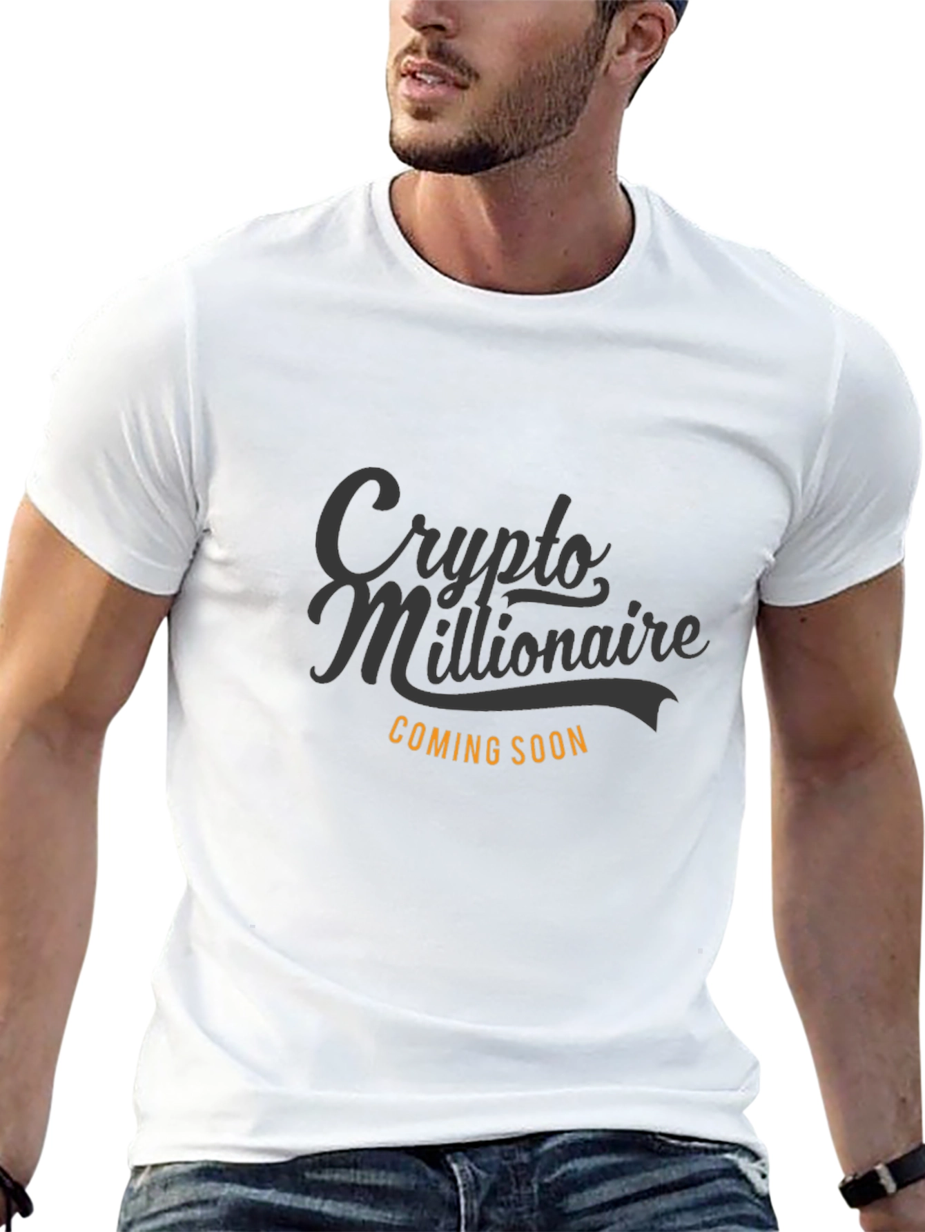 Crypto Millionaire Coming Soon Black T-Shirt