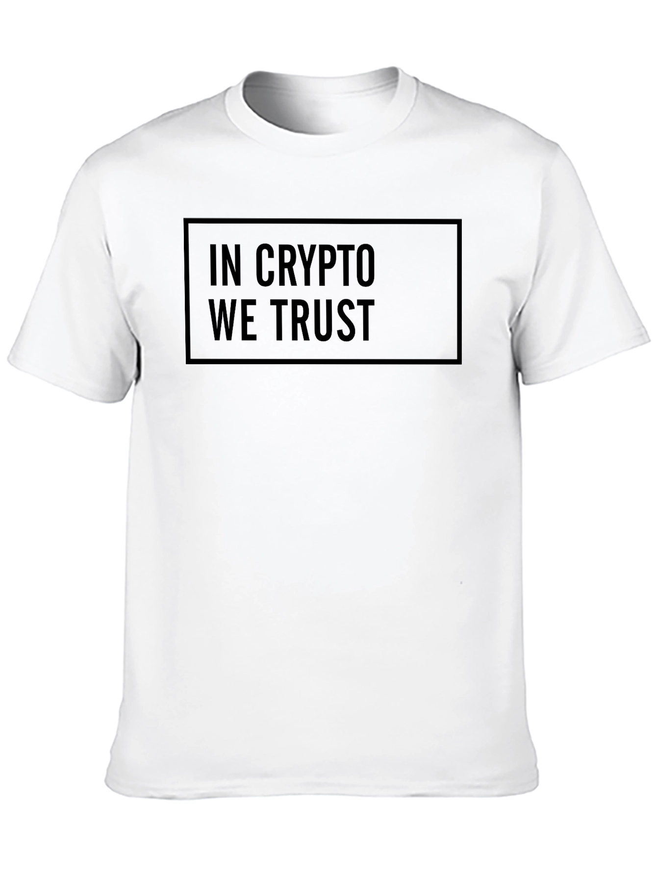 In Crypto We Trust Black T-Shirt