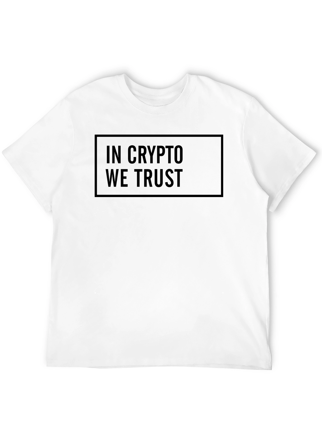 In Crypto We Trust Black T-Shirt