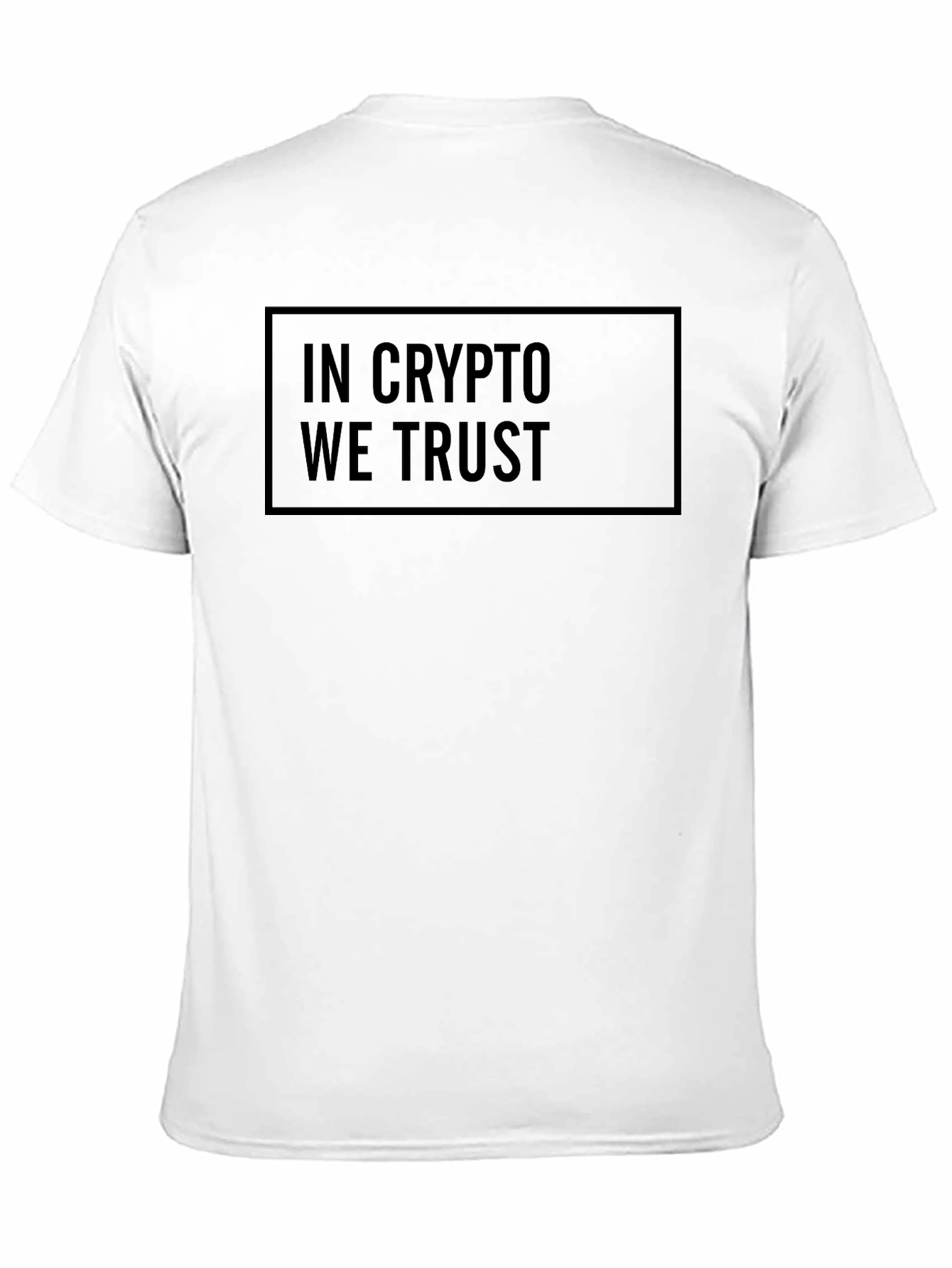 In Crypto We Trust Black T-Shirt