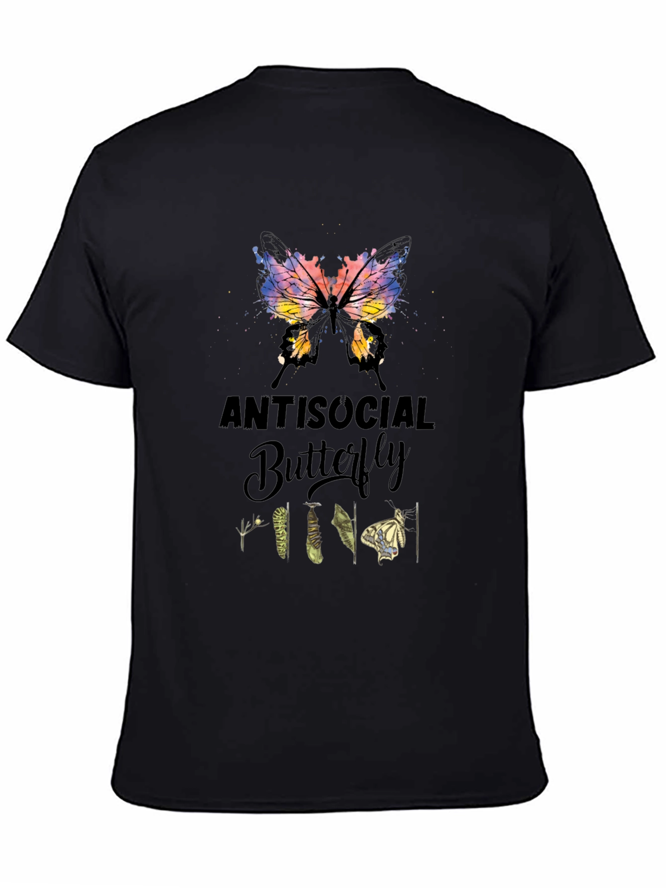 Antisocial Butterfly Graphic Tee - Unique Design!