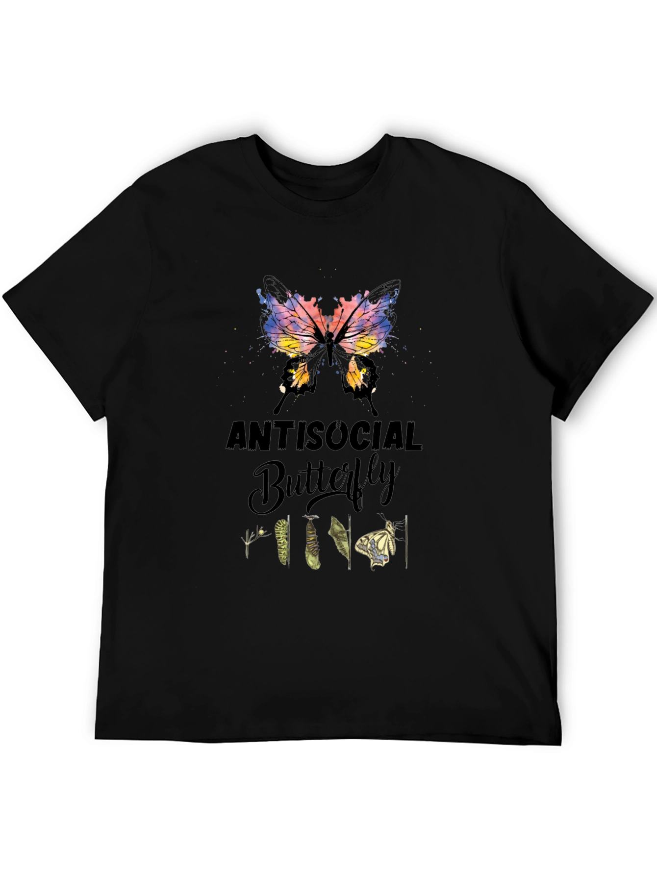 Antisocial Butterfly Graphic Tee - Unique Design!