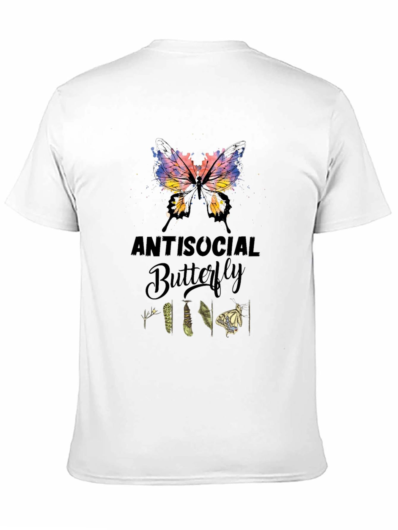 Antisocial Butterfly Graphic Tee - Unique Design!