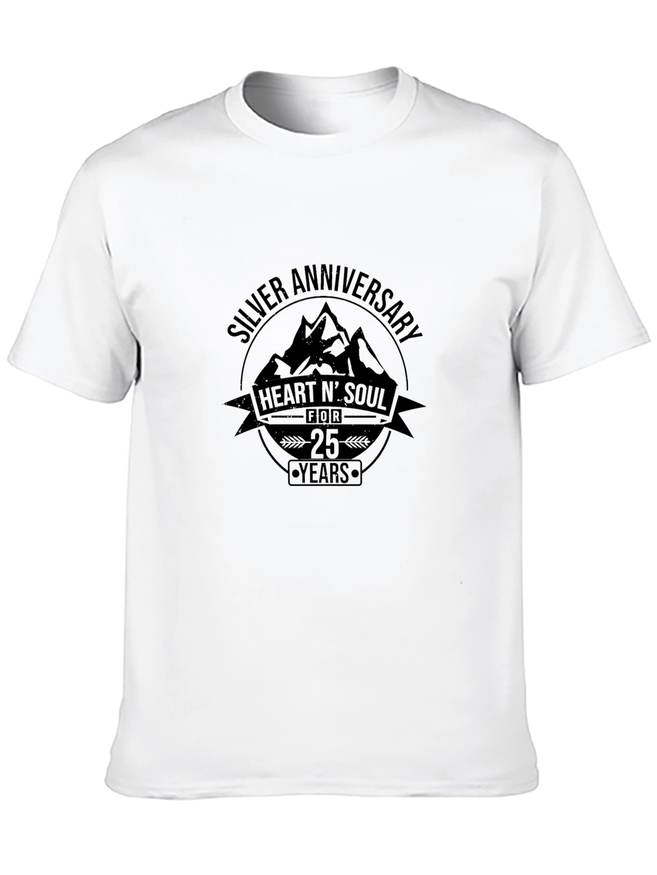 Silver Anniversary Heart N Soul T-Shirt