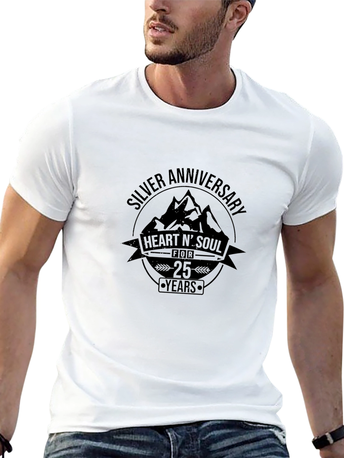 Silver Anniversary Heart N Soul T-Shirt