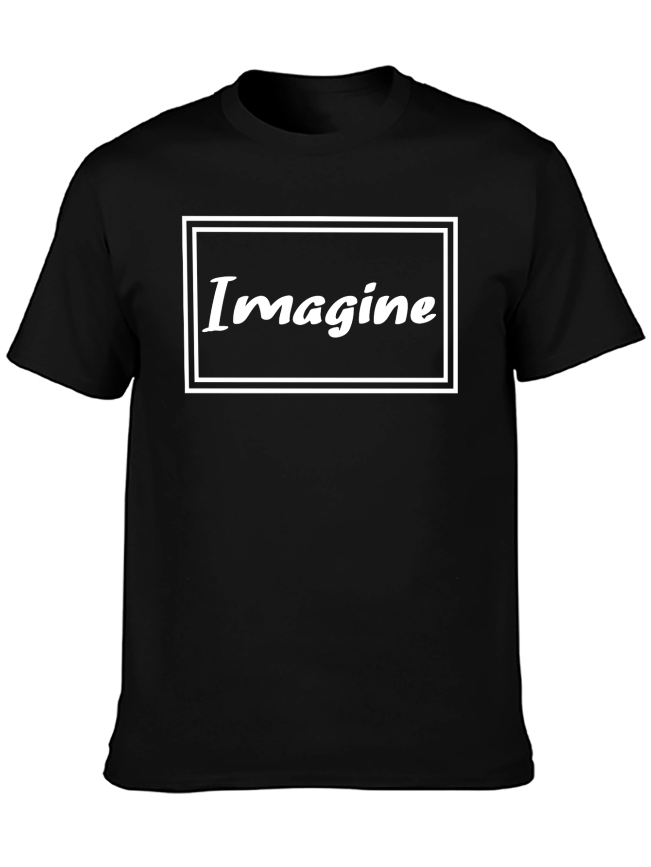 Imagine T-Shirt - Black Graphic Tee