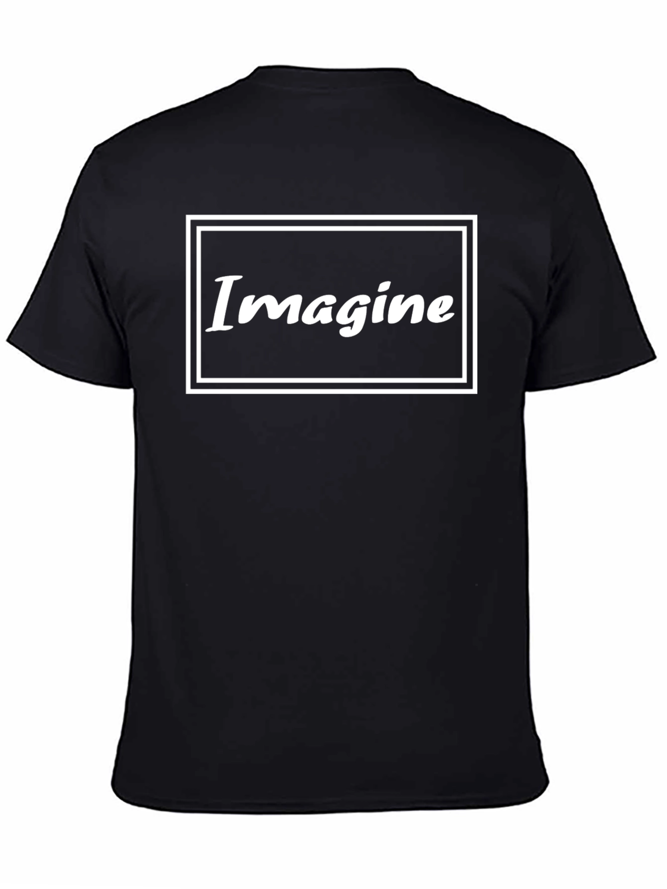 Imagine T-Shirt - Black Graphic Tee