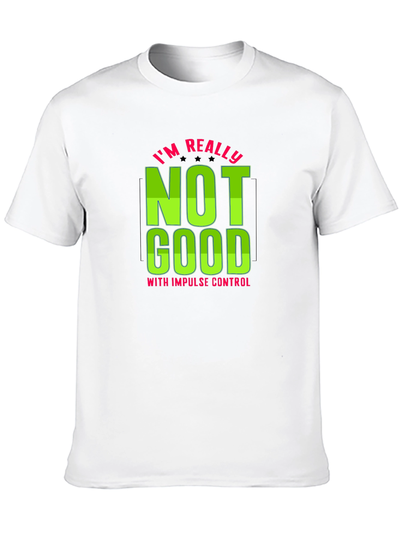 Funny Impulse Control Mens Graphic Tee