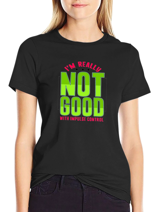 Funny Impulse Control Mens Graphic Tee