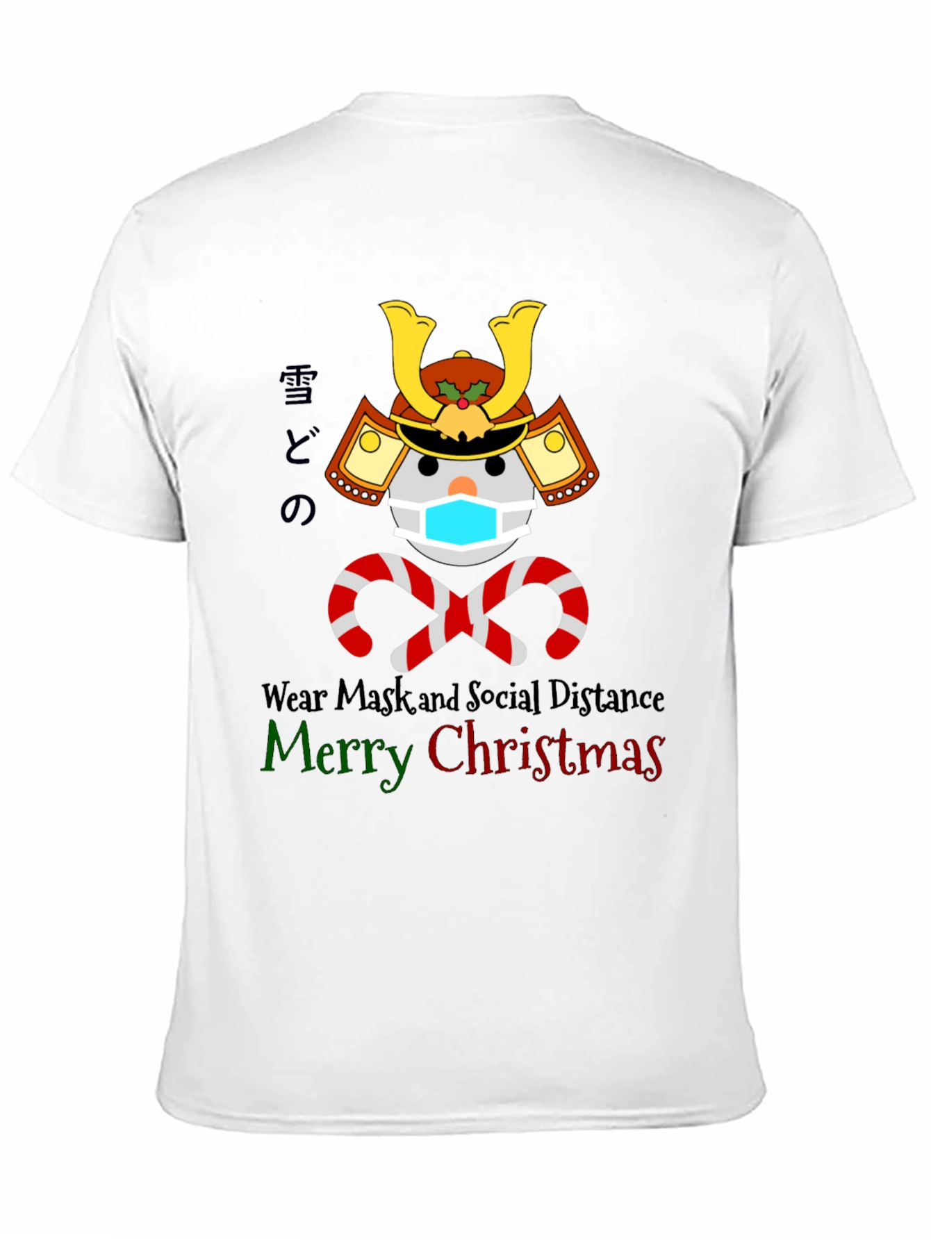 Festive Samurai Snowman T-Shirt