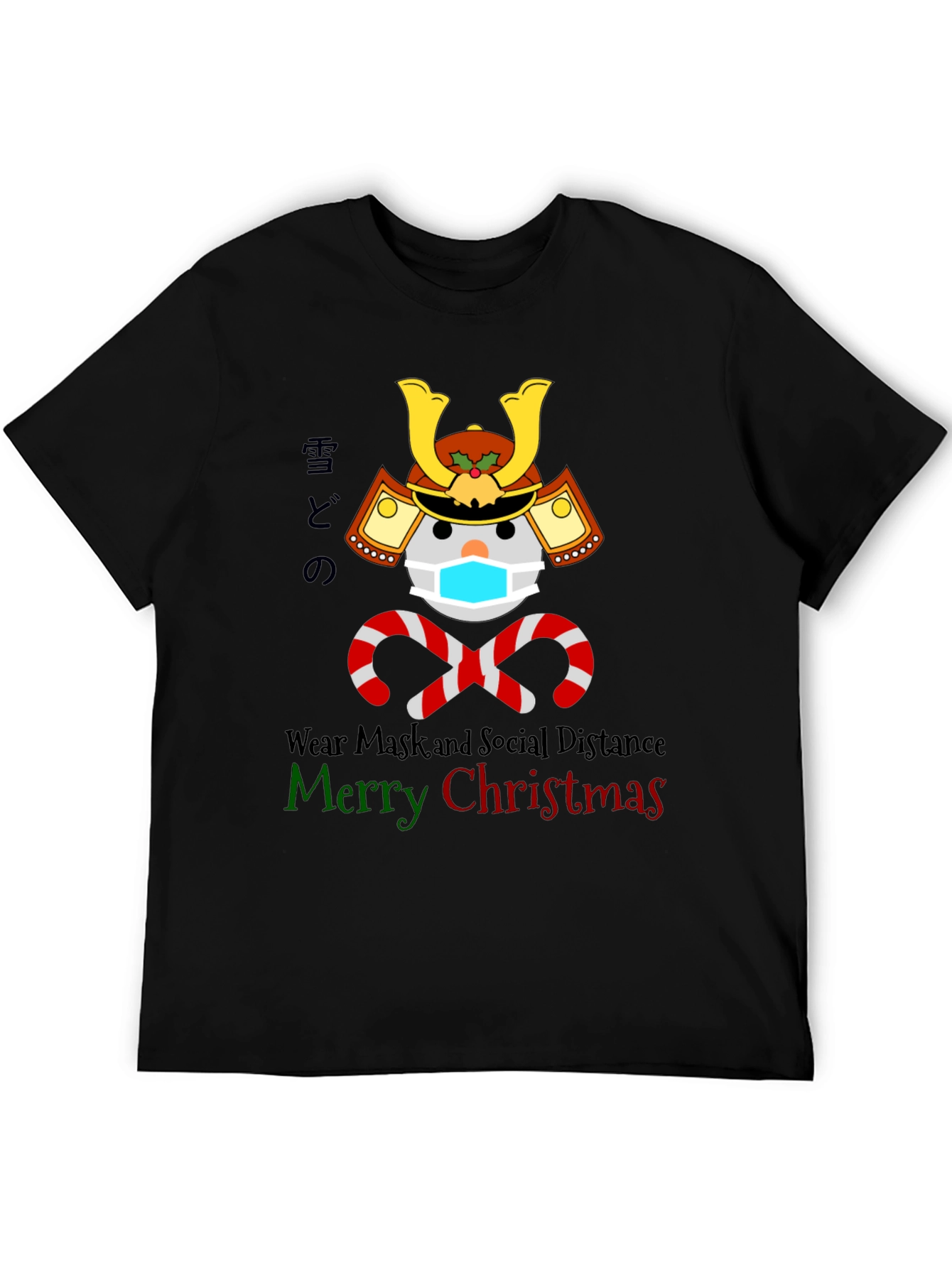 Festive Samurai Snowman T-Shirt