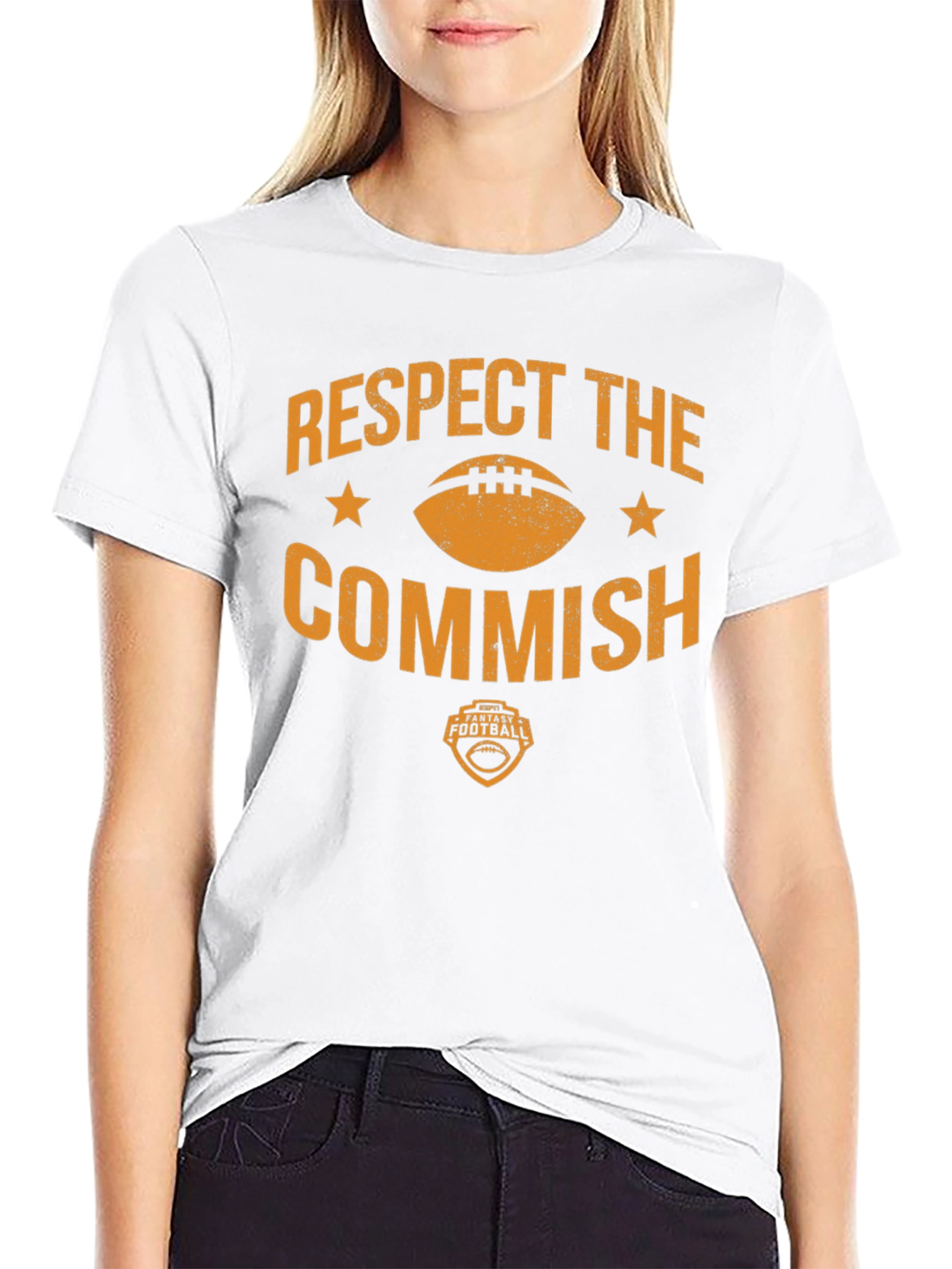 Respect the Commish Fantasy Football T-Shirt