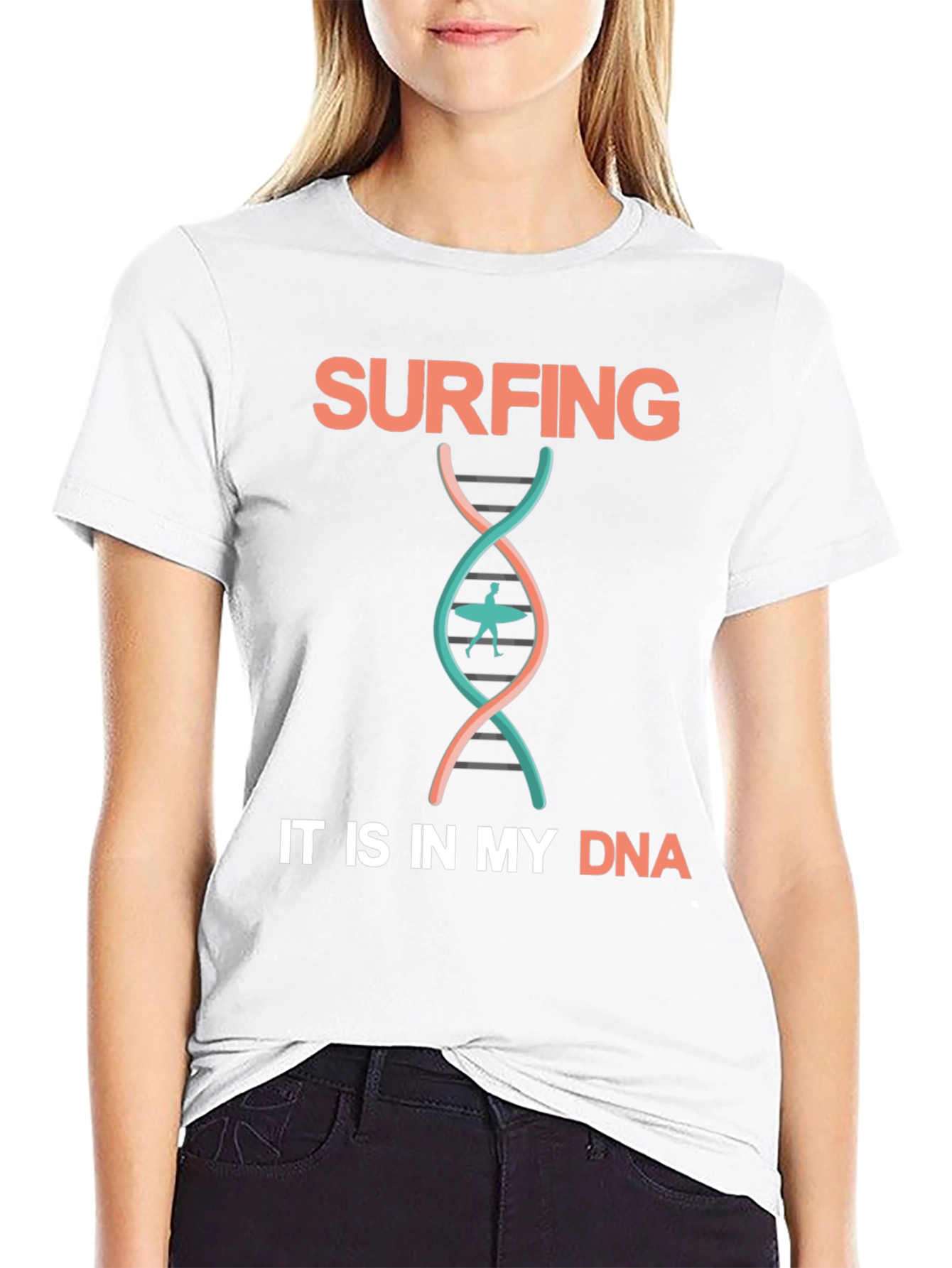 Surfing DNA Graphic Tee