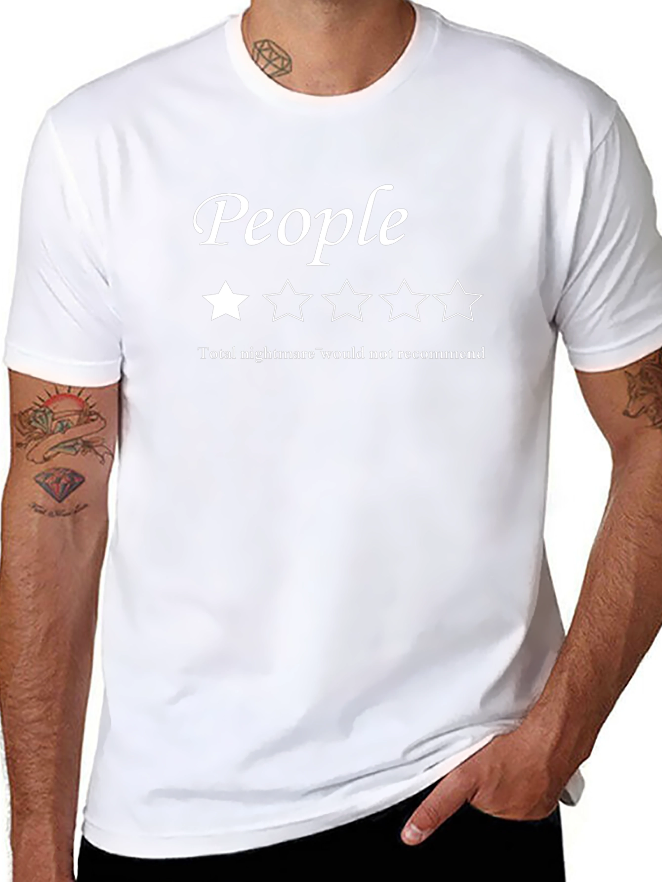 People 1-Star Review Graphic Tee